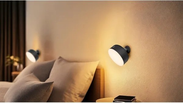 Osram - Lampada da tavolo LED ricaricabile dimmerabile 3 in 1 DECOR HELPER LED/1,8W/5V nera