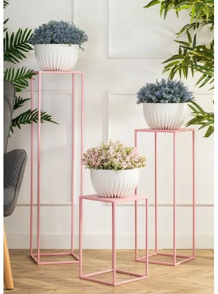 Portafiori 40x24 cm rosa