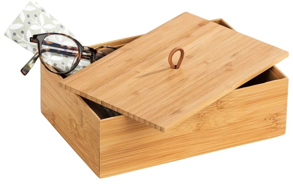 Set di 3 organizer da bagno in bambù colore naturale Terra - Wenko