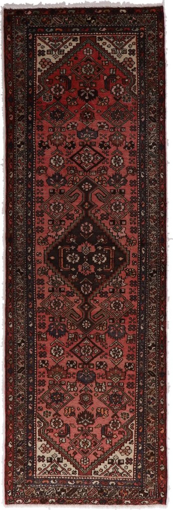 Hamedan Tappeto 100 x 310 (Iran) Annodato A Mano