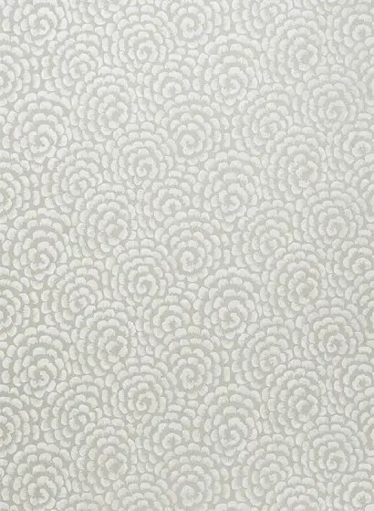Nina Campbell Carta da parati Kingsley - Silver/ Ivory