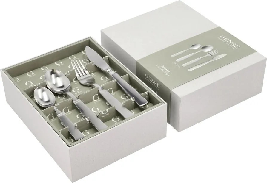 Posate argentate in acciaio inox 16 pz Ranka – Gense