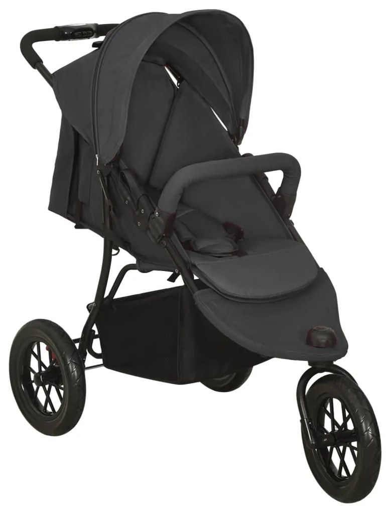Passeggino Per Bambini Antracite İn Acciaio /