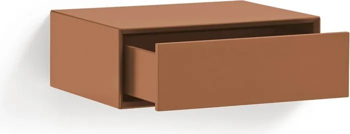 Comodino color mattone da parete Platt – Teulat