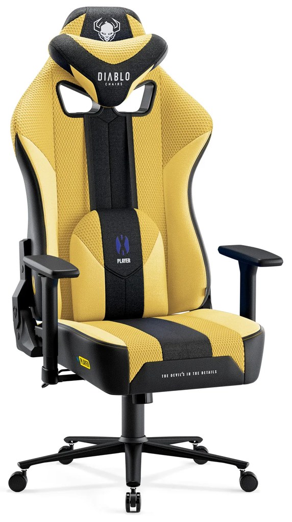 Sedia da gaming Diablo X-Player 2.0 In Materiale Normal Size: Dark Sunflower