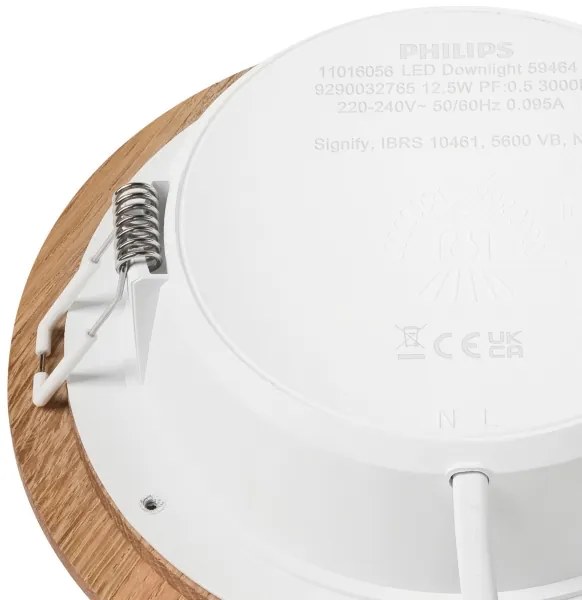 Lampada LED da incasso WOODY SPOT LED/12,5W/230V 4000K quercia ø 16 cm