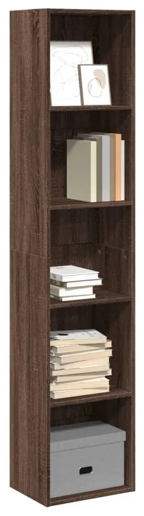 Libreria Rovere Marrone 40x30x189 Cm İn Legno Multistrato /