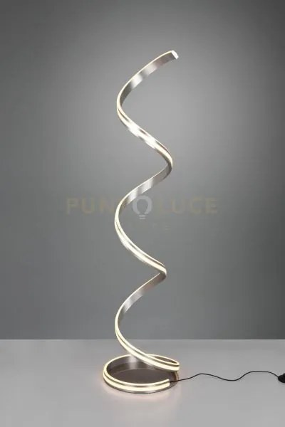 Yara piantana led acciaio satinato con regolazione luce calda - nat...