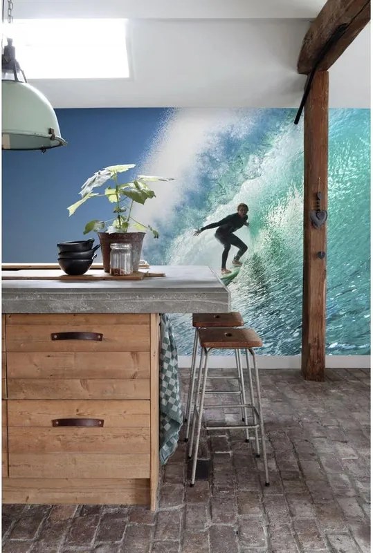 Fotomurale ESTA Surfer, Blu 325X280 cm