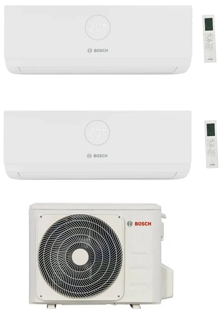 Climatizzatore Bosch 9000+9000 BTU inverter Climate 5000MS 18 OUE R32 A++ dual split