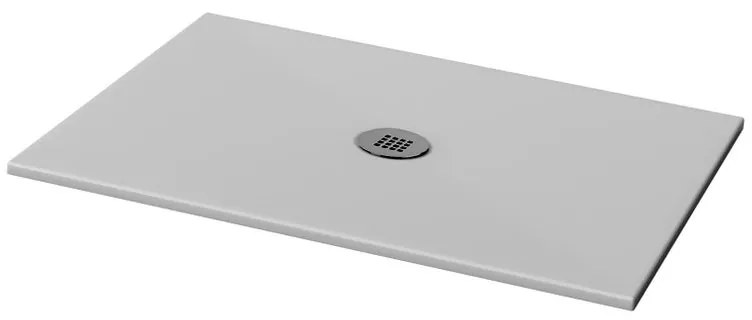 Piatto doccia in ceramica extra slim grigio L 140 x L 80 cm
