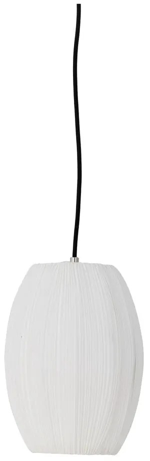 Lampadario bianco con paralume in tessuto ø 21 cm Pica – Bloomingville