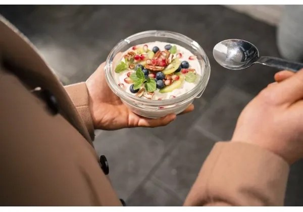 Tefal - Contenitore per alimenti 0,6 l MSEAL GLASS rosso/vetro