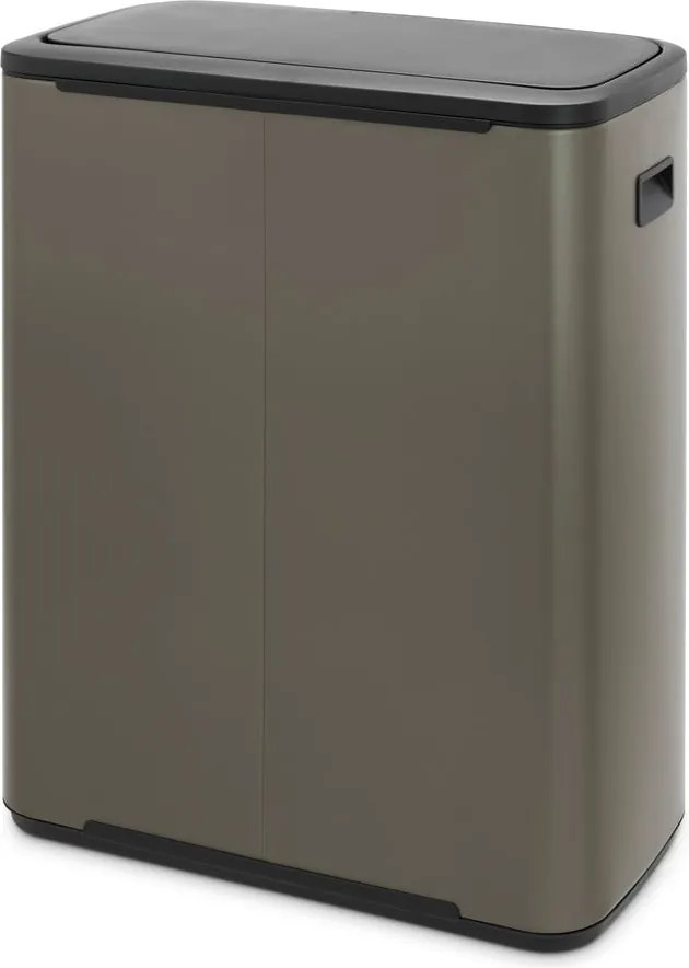 Bidone in acciaio grigio touch per raccolta differenziata 60 l Bo Touch Bin - Brabantia
