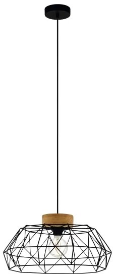 Eglo 44089 - Lampadario a sospensione su cavo PADSTOW 1xE27/60W/230V