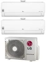 Climatizzatore Condizionatore LG Dual Split Inverter serie ATMOSFERA 9+9 con MU2R17 R-32 Wi-Fi Integrato 9000+9000