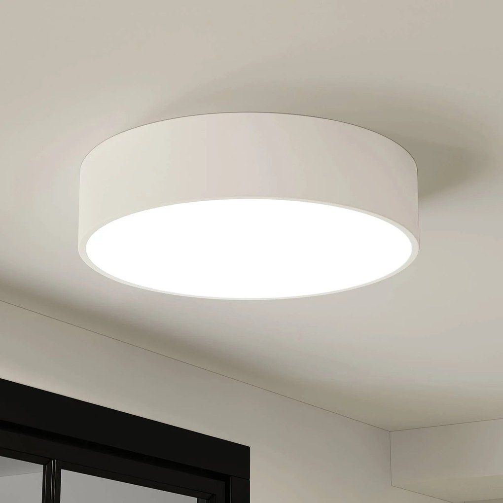 Plafoniera a LED Noabelle Arcchio, dimmerabile, Bianco / Opale, Cucina, Metallo, Moderno, Plafoniera LED
