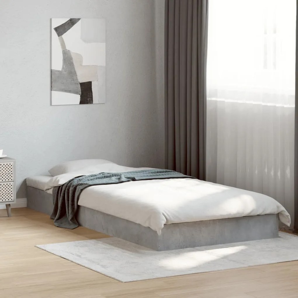Giroletto grigio cemento 75x190 cm in legno multistrato