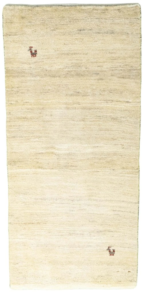 Gabbeh Tappeto persiano 150x70 Beige (Iran) Annodato A Mano