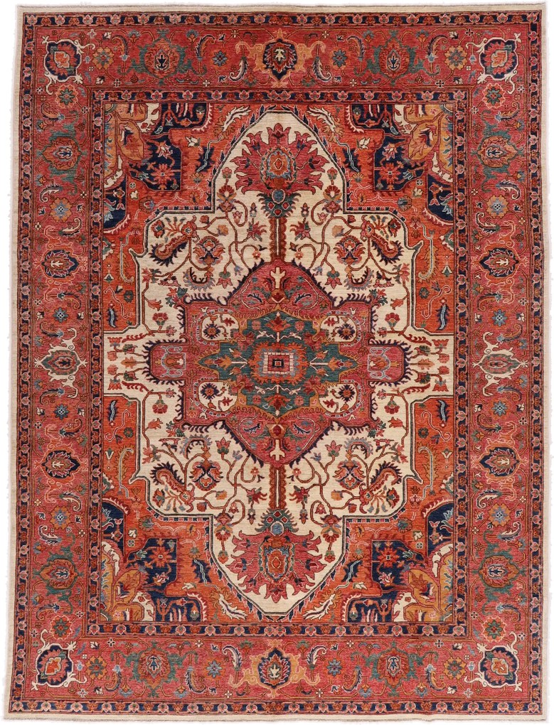 Heriz Tappeto orientale 270 x 360 (Pakistan) Annodato A Mano