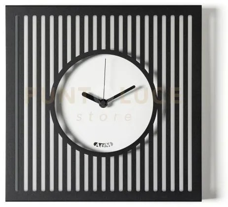 Orologio da parete elegante tiffany piccolo nero,bianco marmo