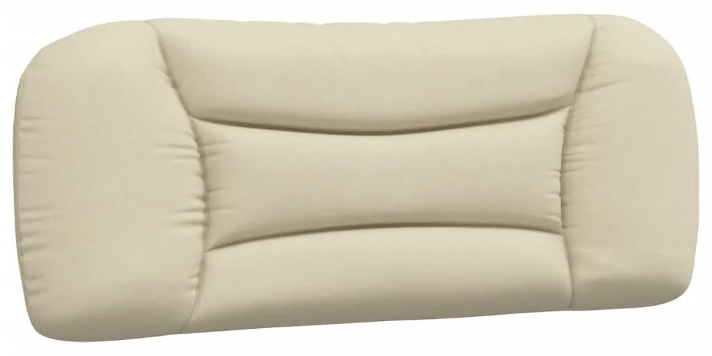 Cuscino testiera crema 100 cm in tessuto