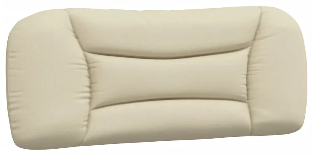 Cuscino testiera crema 100 cm in tessuto