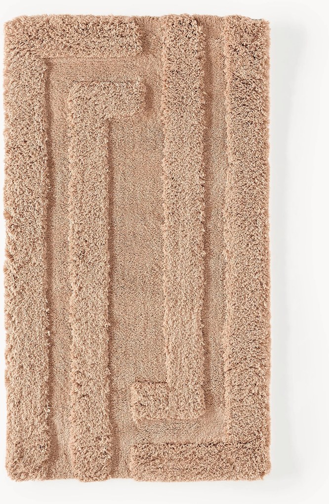 Tappeto soffice a pelo lungo con motivo in rilievo Genève