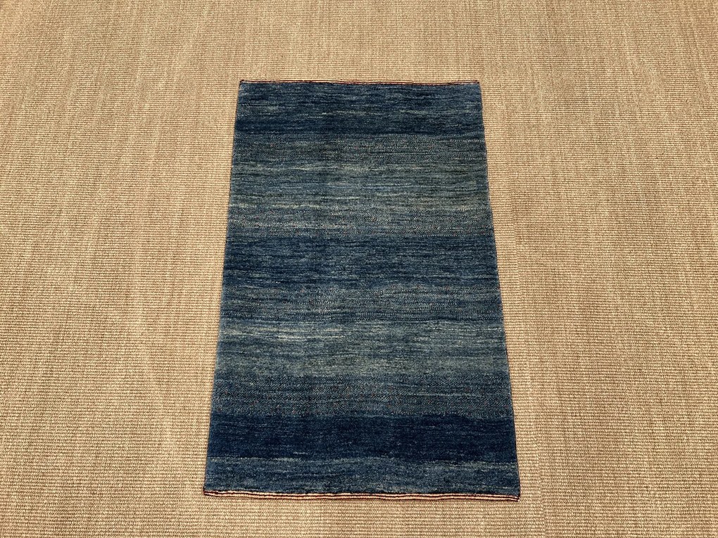 Loribaft Tappeto 120 x 80 Blu (Iran) Annodato A Mano