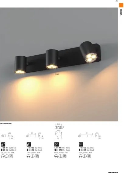Redo 04-468 - Luce Spot CAMEO 1xGU10/35W/230V