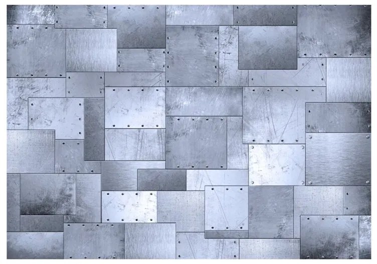 Fotomurale  Industrial mosaic  Colore Grigio, Dimensioni e Misure 150x105