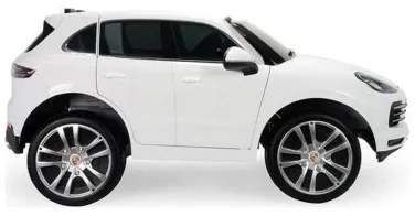 Macchina Elettrica per Bambini Injusa Porsche Cayenne 12V Bianco (134 x 81,5 x 58 cm)