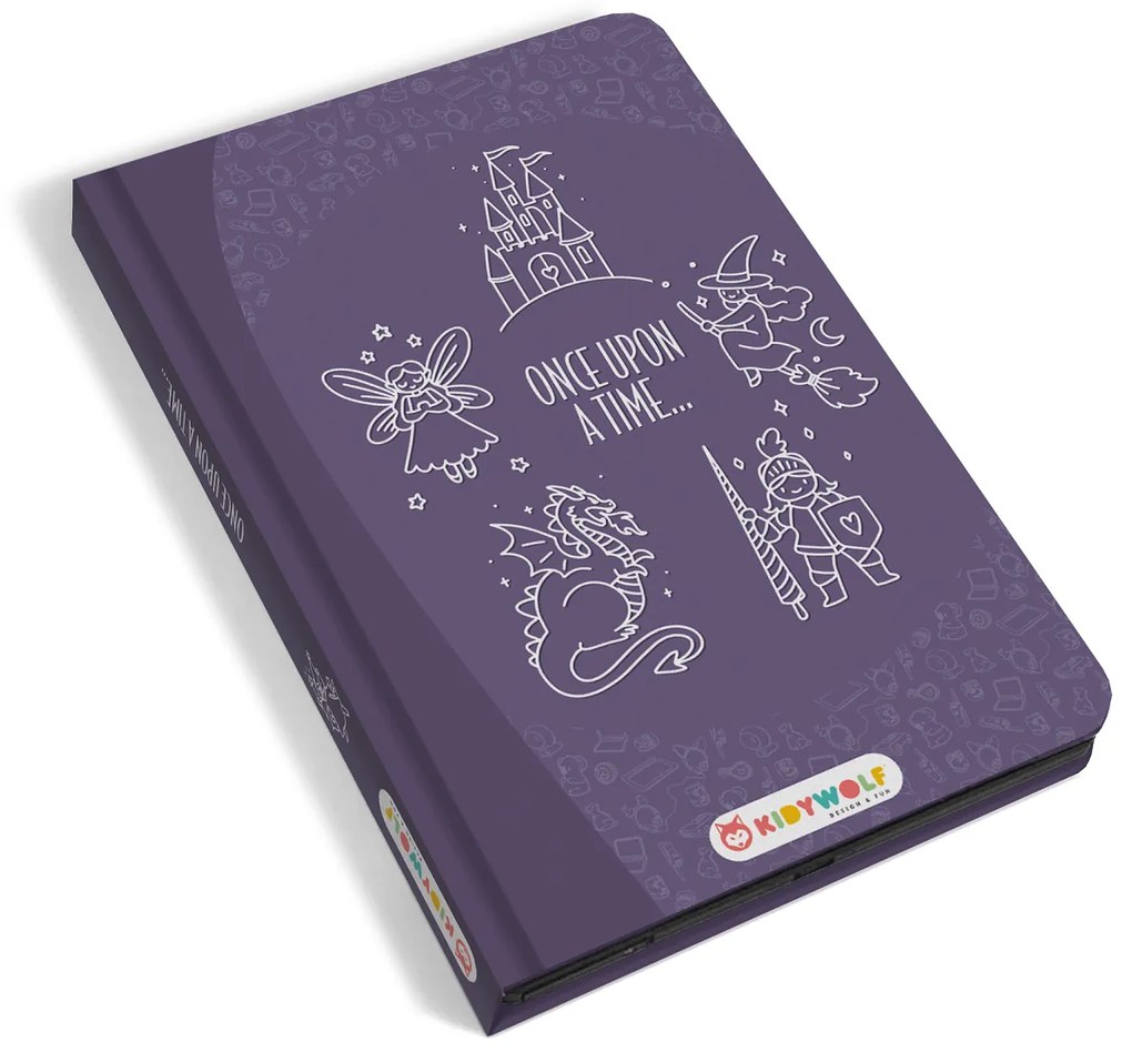 Kidywolf - Tavoletta da disegno Kidydraw mini - un mondo di fiabe