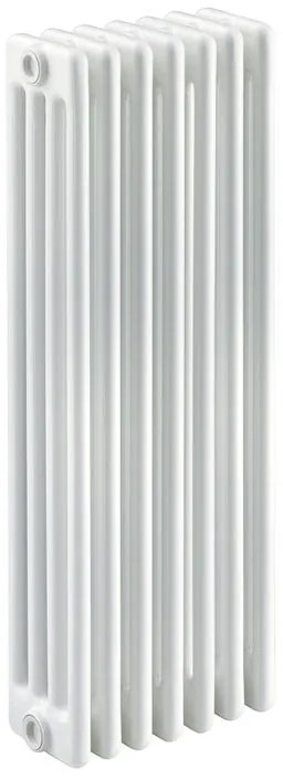 Radiatore acqua calda EQUATION Comby in acciaio 4 colonne, 7 elementi, interasse 813 mm, bianco