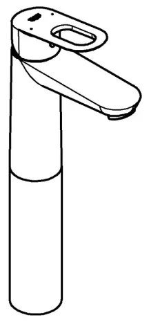 GROHE 23764000 - Miscelatore lavabo BAULOOP DN 15, cromo lucido