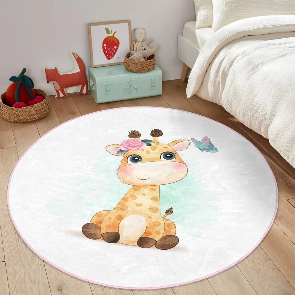 Tappeto bianco per bambini ø 100 cm Comfort - Mila Home