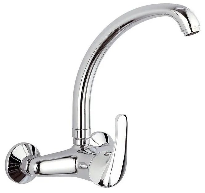 Aqualine - Miscelatore per lavello KASIOPEA 20 cm cromo lucido