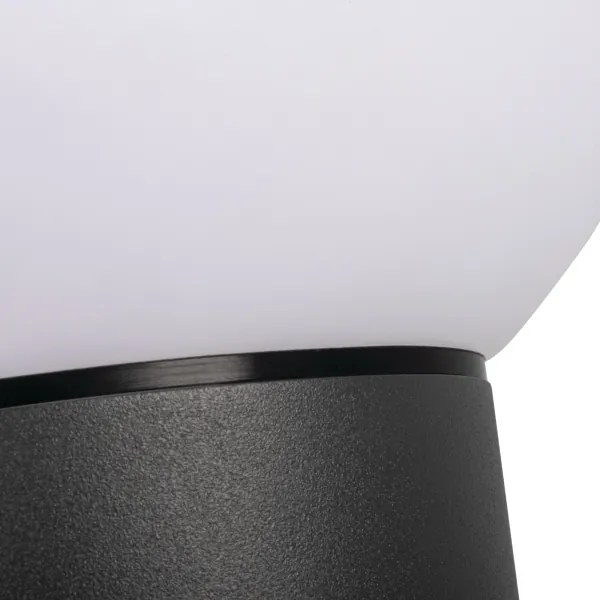 Kanlux 46086-Lampada da esterno con sensore STONO 1xE27/15W/230V 80 cm IP65 antracite