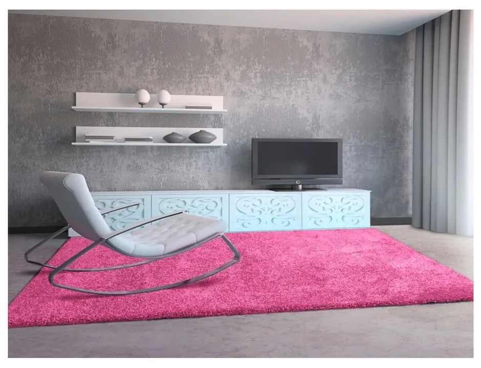 Tappeto rosa , 67 x 125 cm Aqua Liso - Universal