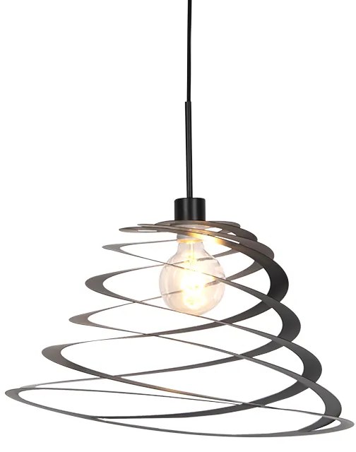 Lampada a sospensione di design con paralume a spirale 50 cm - Scroll