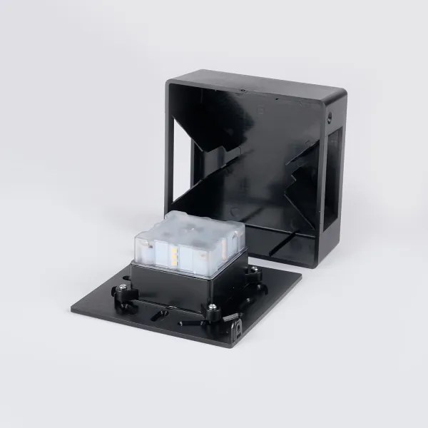 Brilagi - Applique da esterno LED DOUBLERAY LED/6W/230V nero IP54