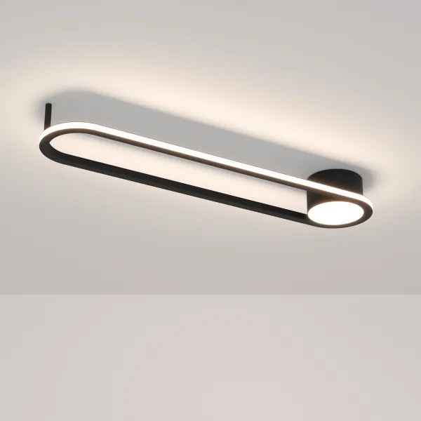 Eglo 902151-LED Plafoniera COLLECORVINO LED/24W/230V 2700/4000/6500K nero