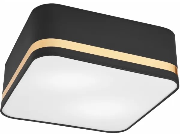 Plafoniera SIRJA SQUARE 2xE27/60W/230V 35x35 cm nero