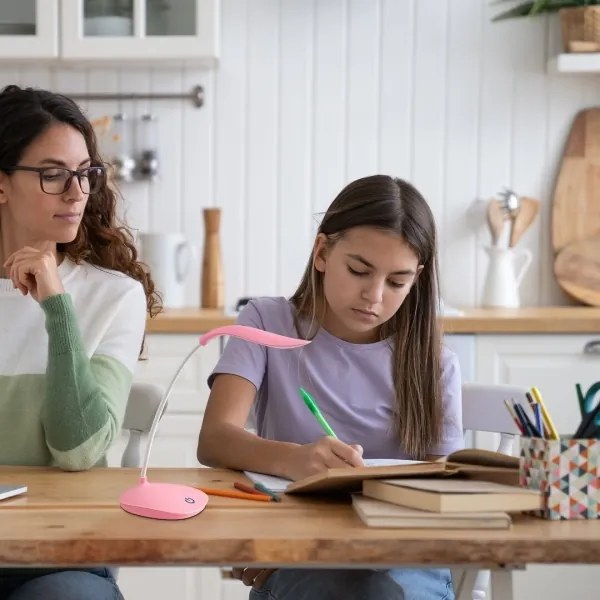 Rabalux 74236 - Lampada da tavolo LED dimmerabile BEDI LED/2W/5V rosa