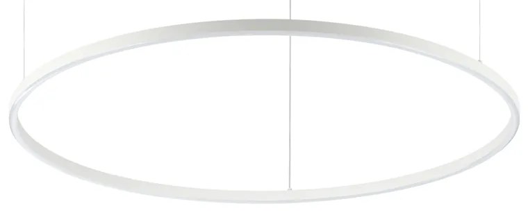 Sospensione Moderna Oracle Alluminio-Plastiche Bianco Led 55W 3000K D90Cm