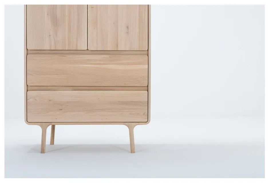 Armadio in rovere 90x200 cm Fawn - Gazzda