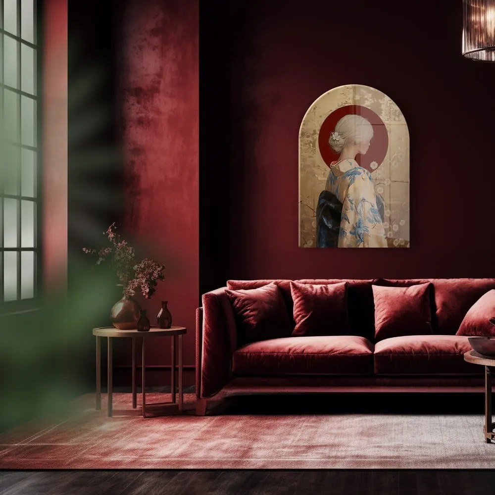 Dipinto su vetro 70x100 cm Rukia – Styler