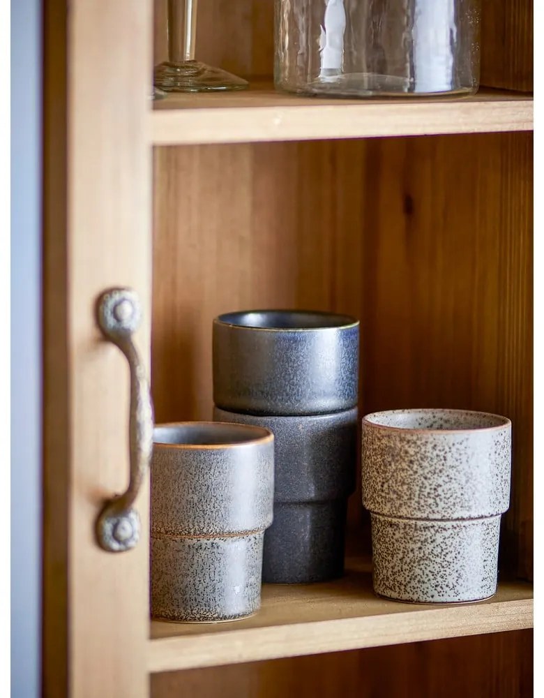 Tazzine in set per espresso marroni in gres 4 pz 150 ml Ewan – Bloomingville