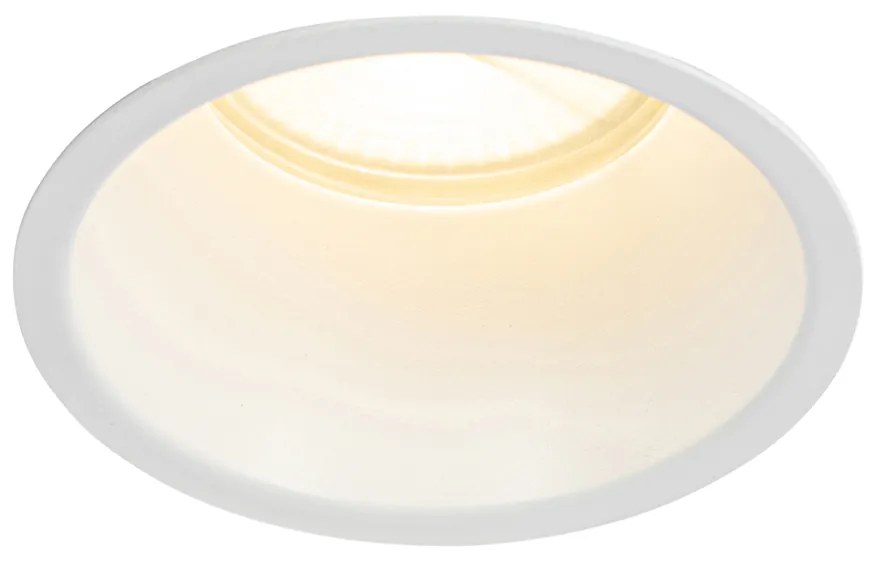 Faretto da incasso Smart bianco IP44 incl. Wifi GU10 70mm - Dept