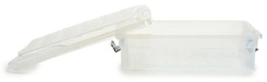 Scatola portaoggetti con coperchio Trasparente Plastica 35 x 14 x 47 cm (14 Unità)